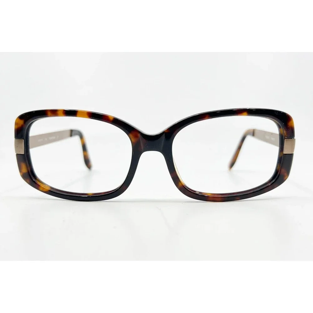 Parke Eyeglasses Womens Tortoise PK6012 Rectangle Full Rim Frames 55-18-130